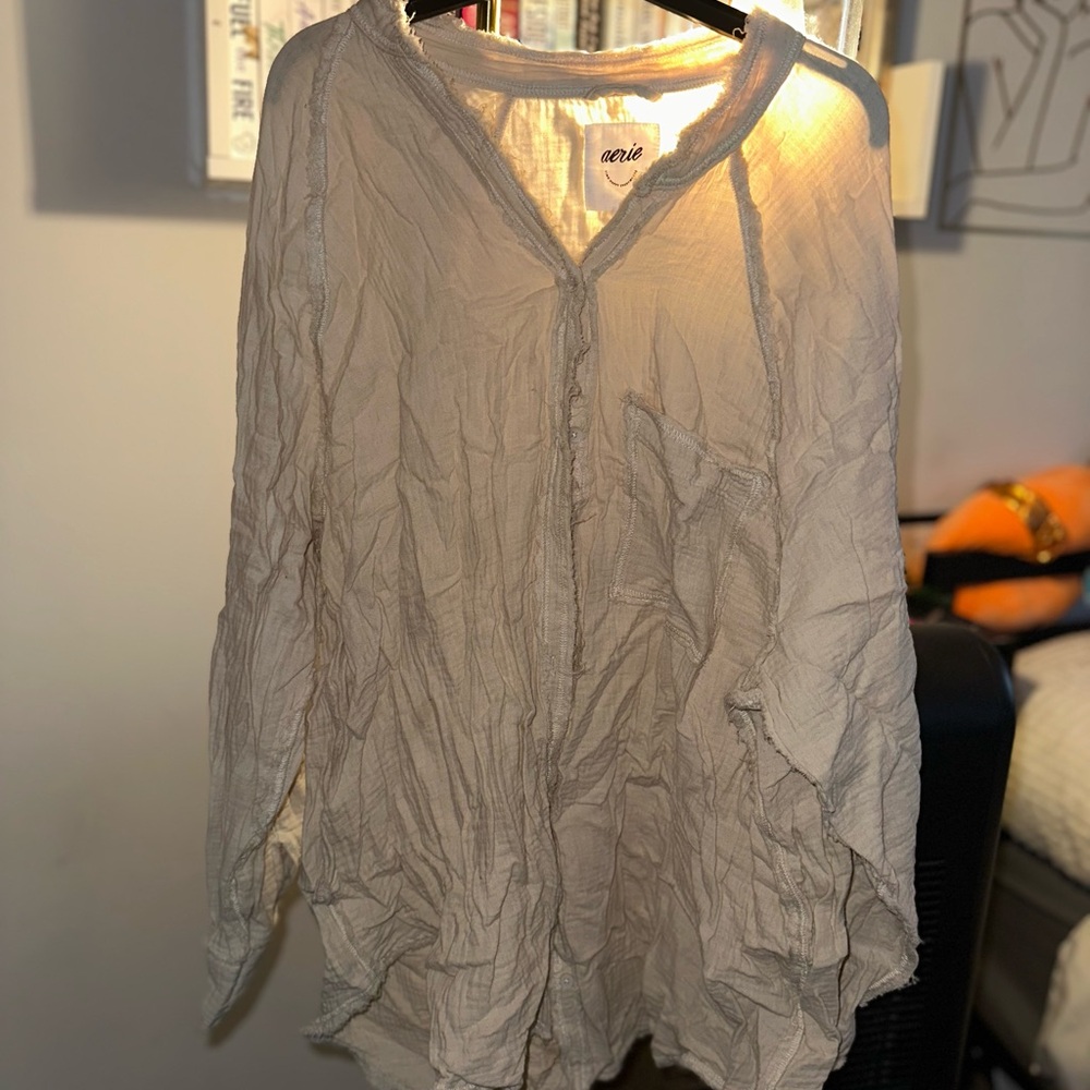 Aerie Cream Women's Top